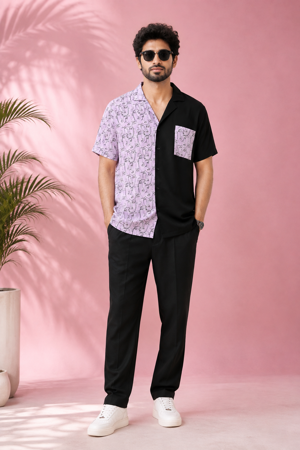 Lila Noirn Muslin Shirt
